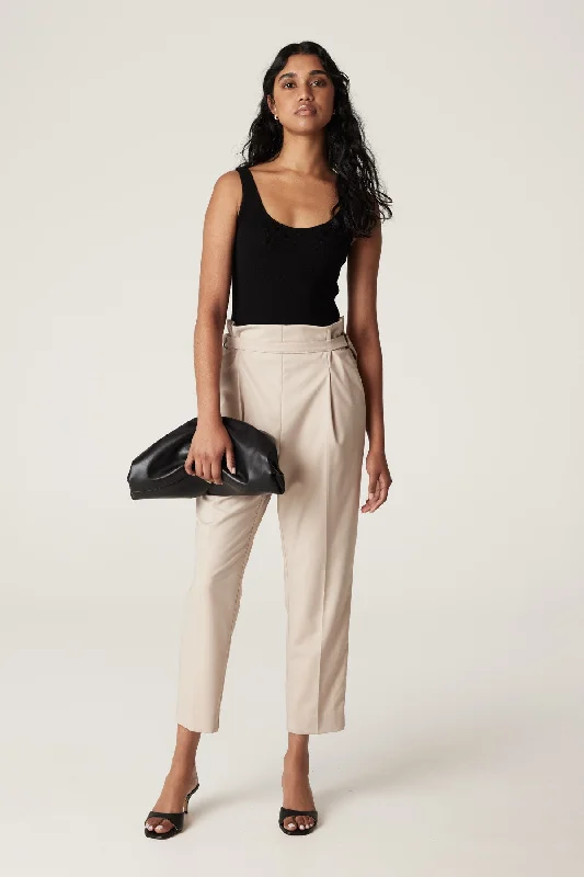 Stockholm Cropped Pant - Stone