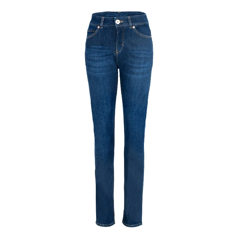 Womens High Rise Slim Jeans - Kyanos