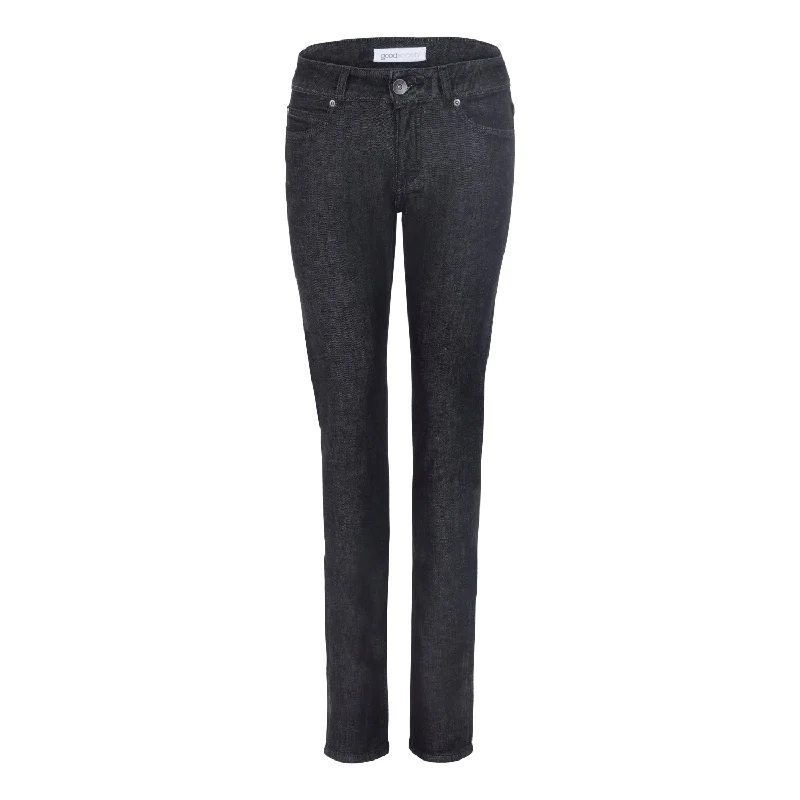 Womens Slim Jeans - Black Light One Wash