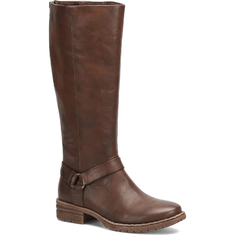 B.O.C. Womens Chesney Faux Leather Knee-High Boots