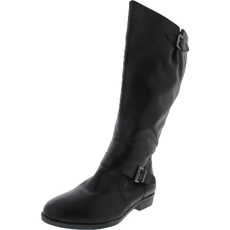 David Tate Womens Boost Leather Knee-High Boots