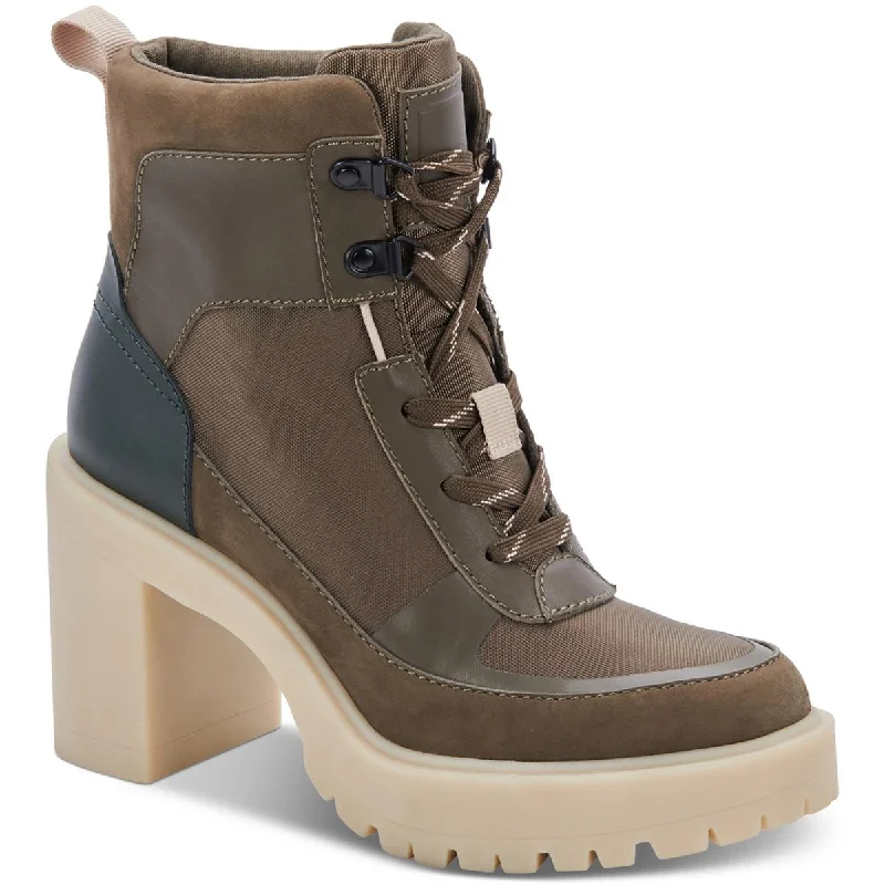 Dolce Vita Womens Collin  Pull On Leather Booties