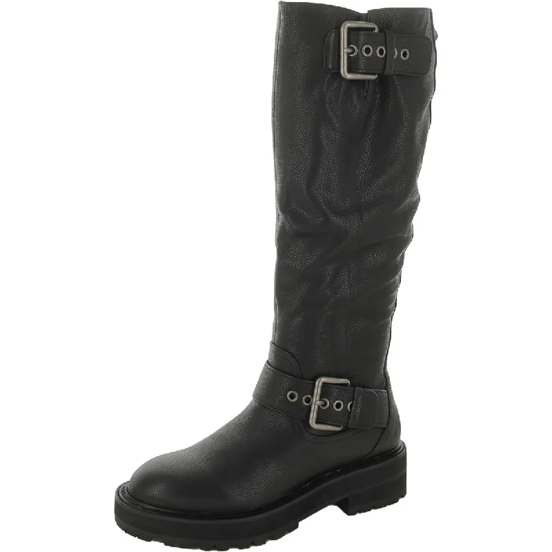 Kurt Geiger Womens Hackney Leather Knee-High Boots