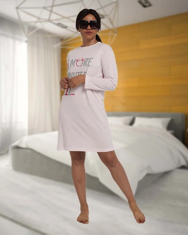 Ladies 5 More Minutes Sleep Shirt